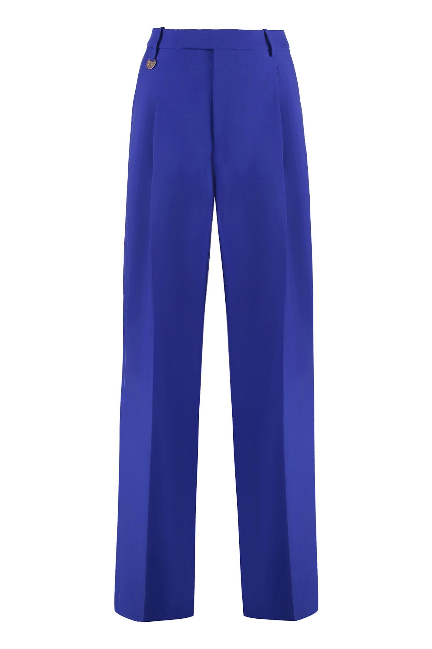 burberry virgin wool tailored trousers