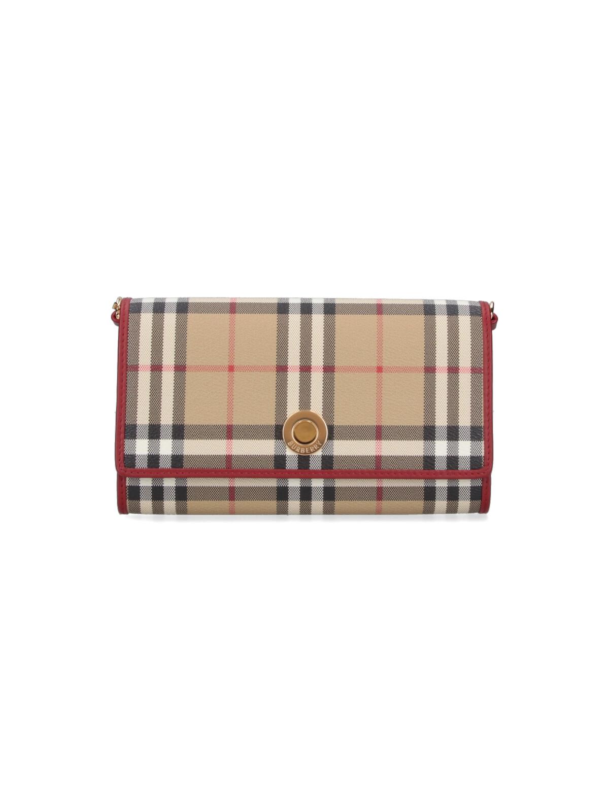 burberry wallets beige polyurethane - women