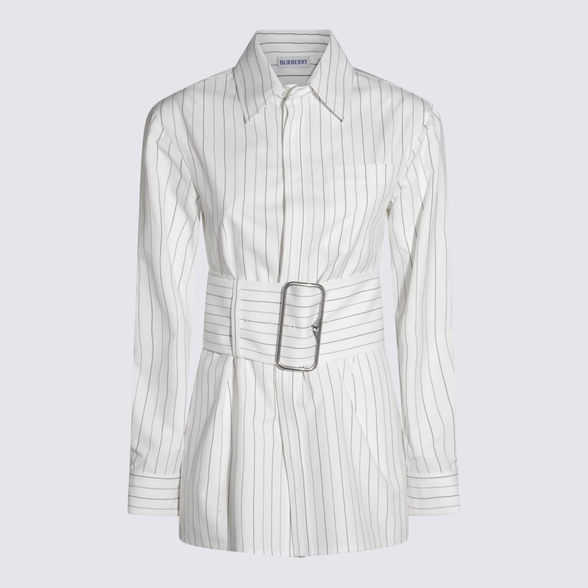 burberry white cotton shirt