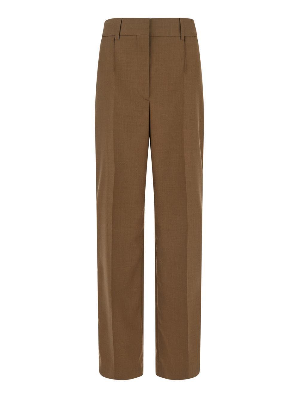 burberry wide-leg trousers