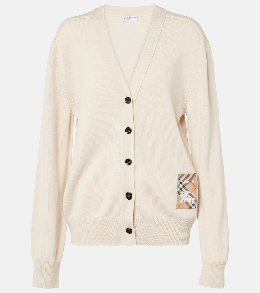 burberry wool cardigan