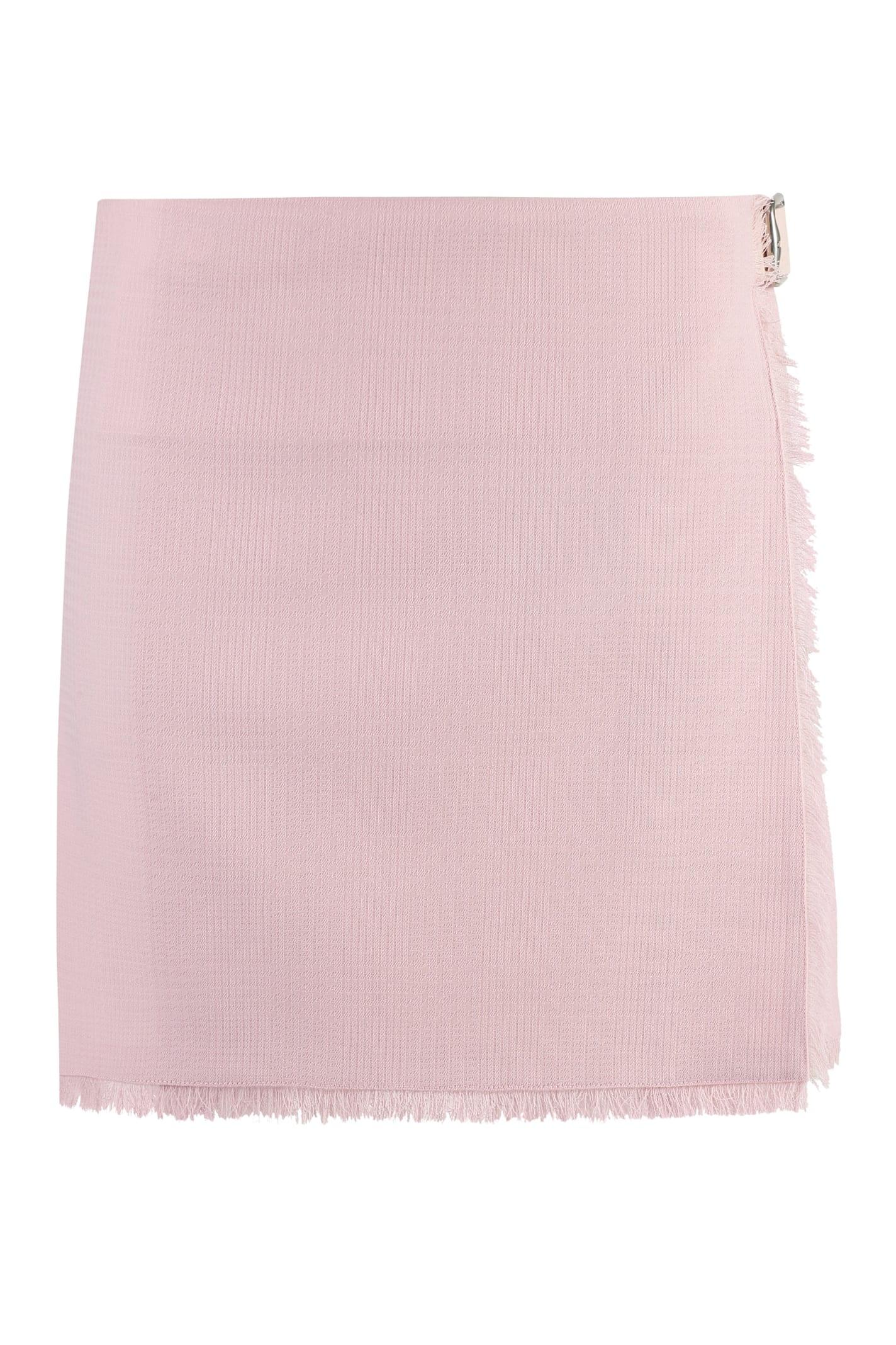 burberry wrap skirt