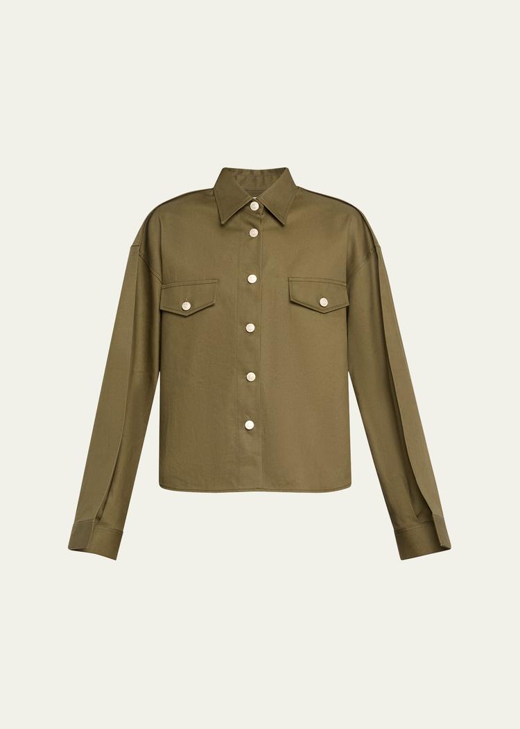 burns oversized button down shirt