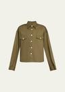 burns oversized button down shirt