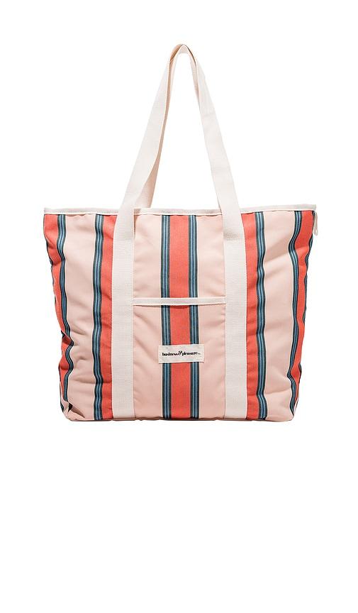 business & pleasure co. beach bag in pink.