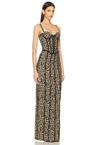 bustier maxi dress