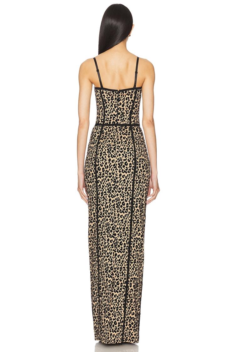 bustier maxi dress