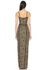 bustier maxi dress