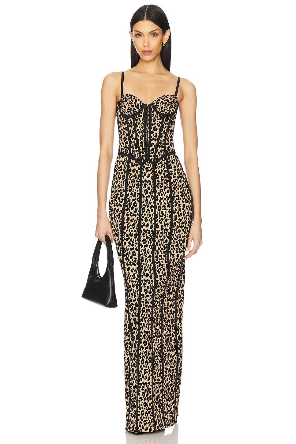 bustier maxi dress