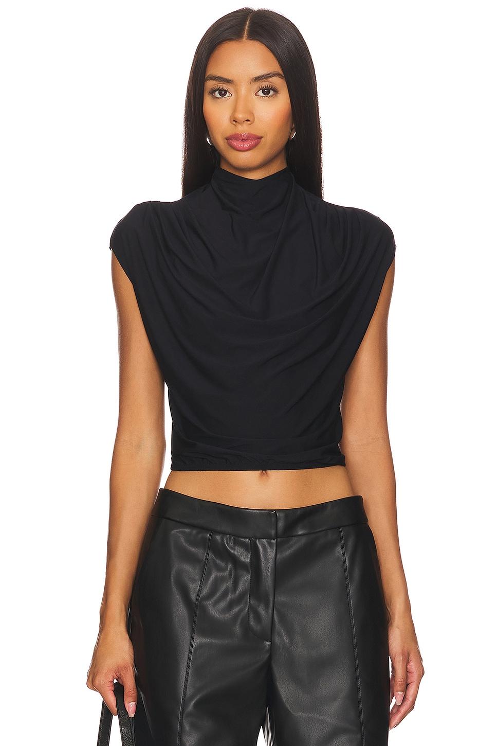 butter draped crop top
