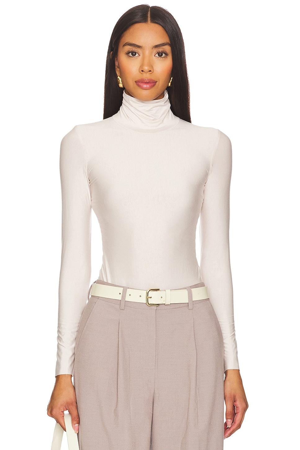 butter turtleneck bodysuit