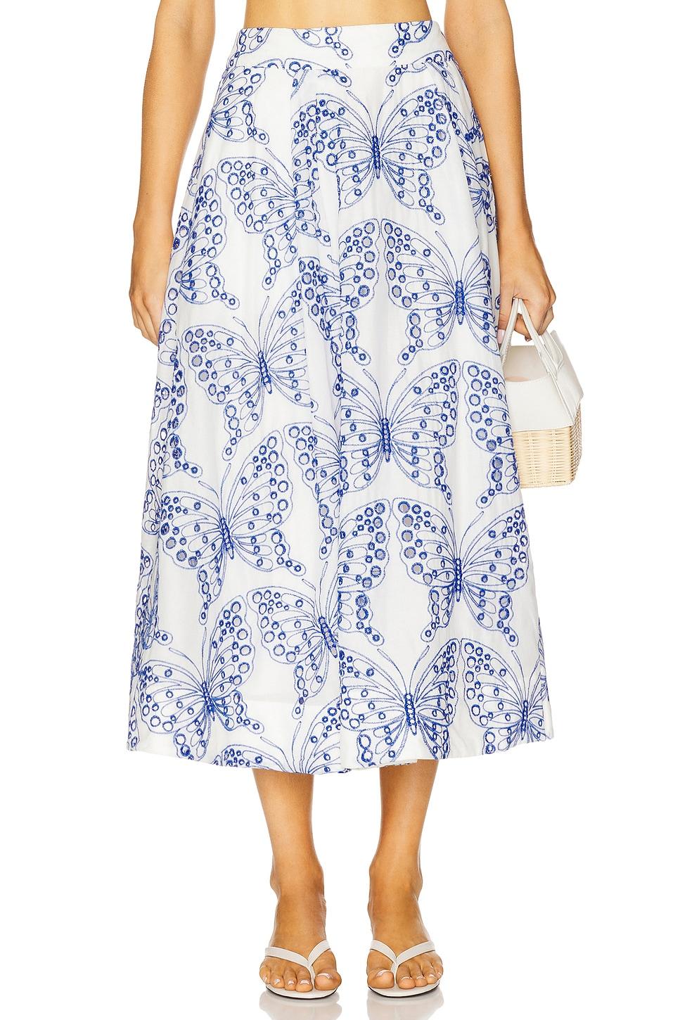 butterfly eyelet skirt