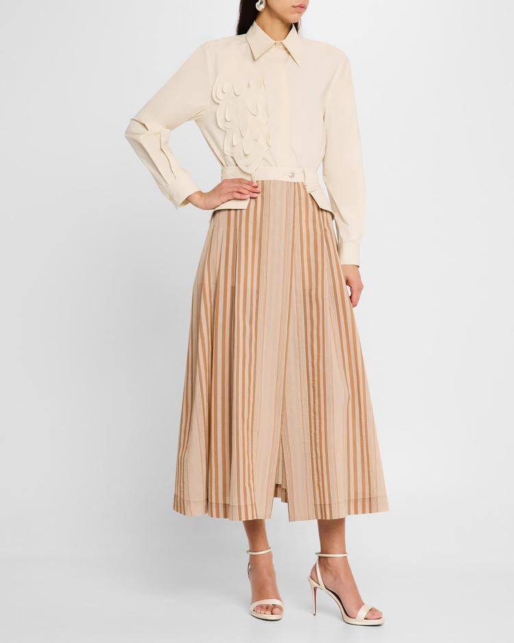 button-down blouse