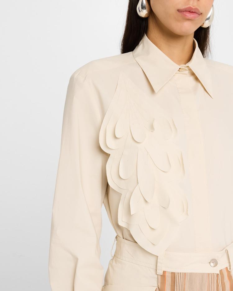button-down blouse