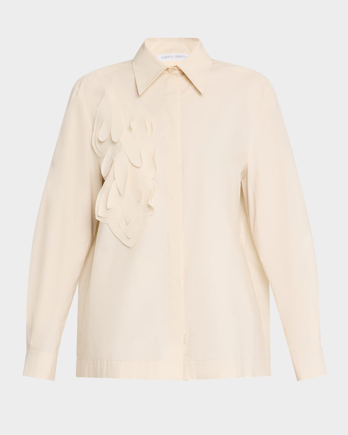 button-down blouse