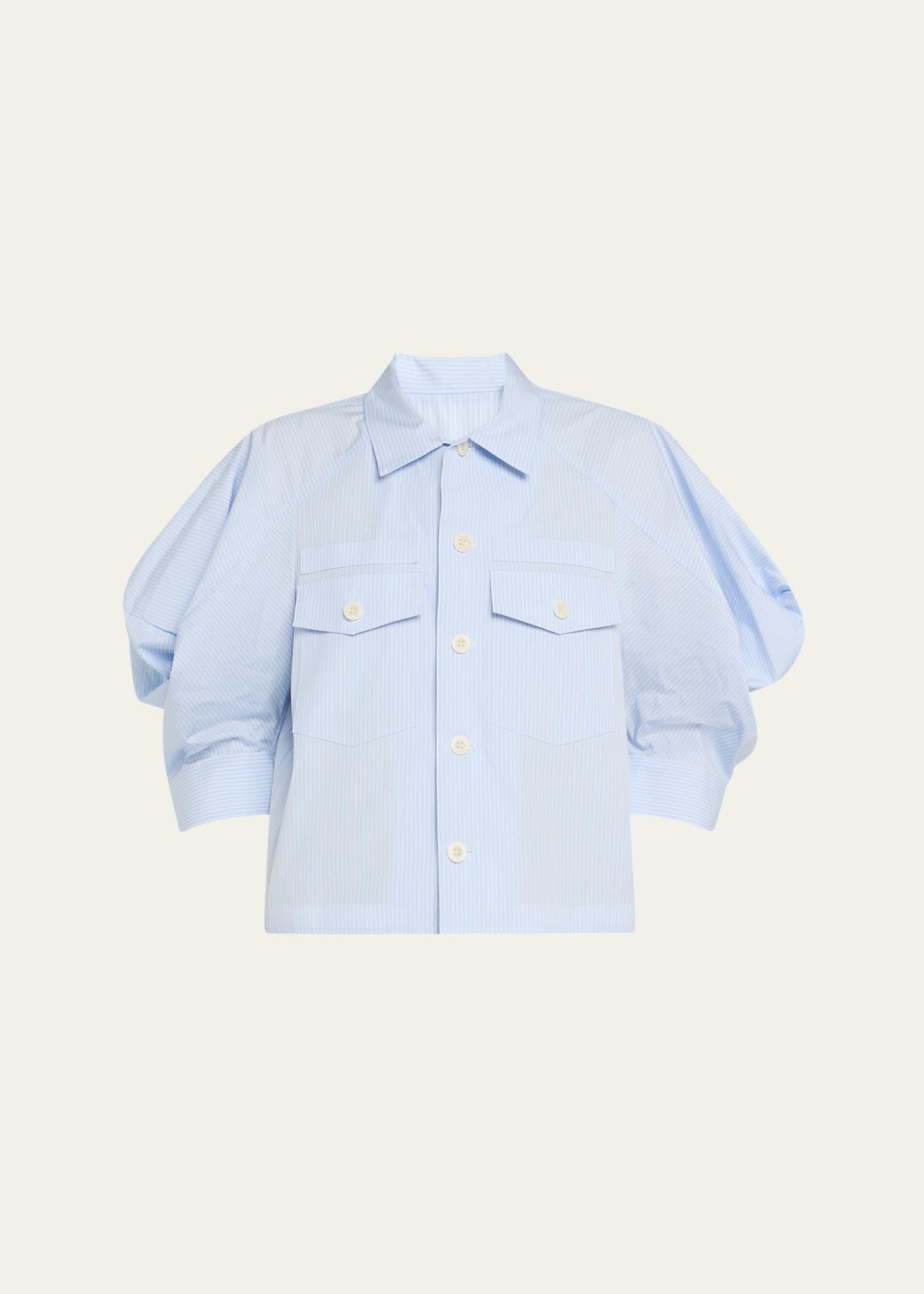 button down cotton poplin shirt