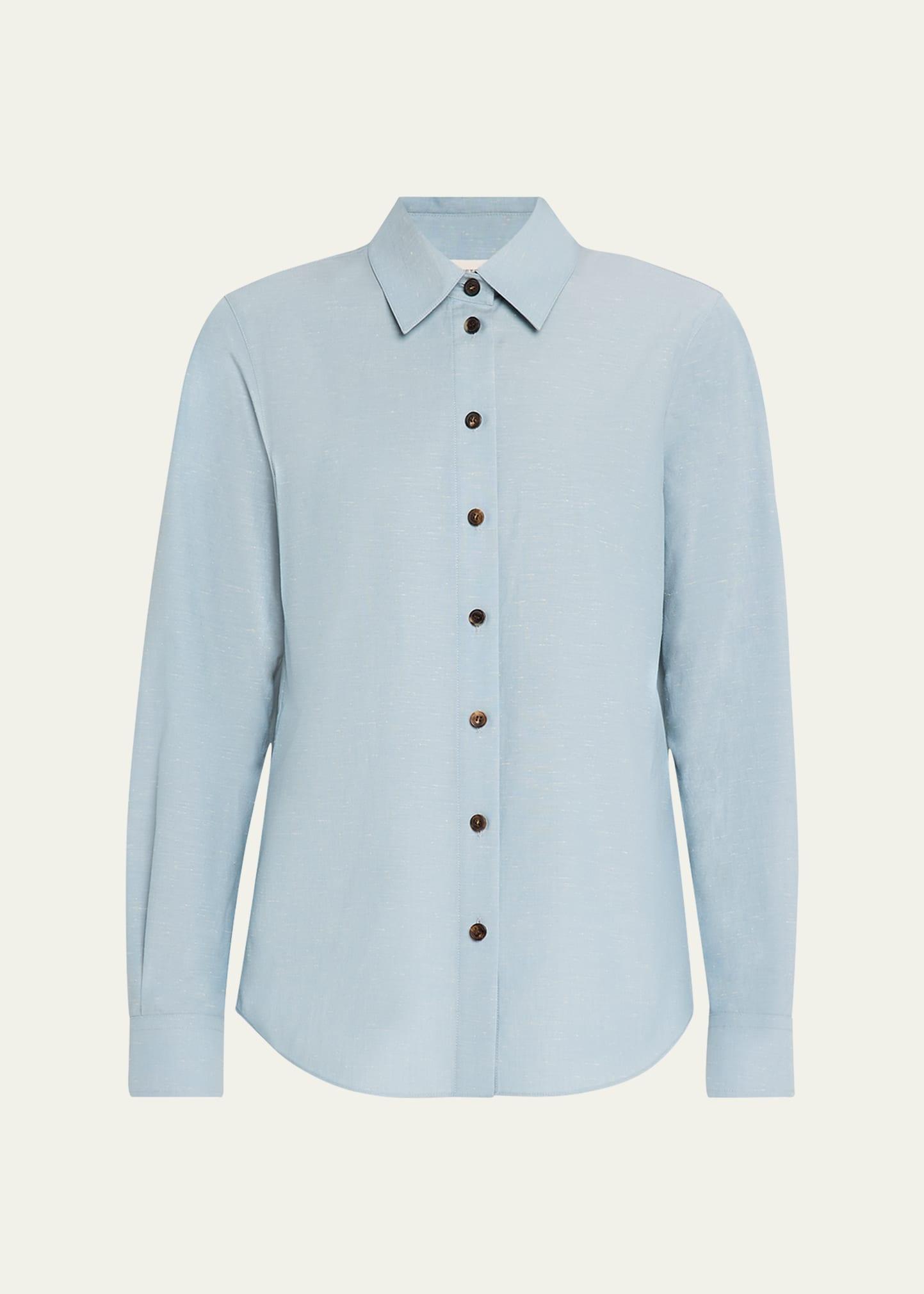 button-down cotton shirt