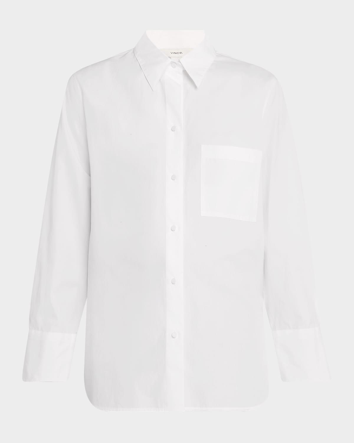 button-down cotton shirt