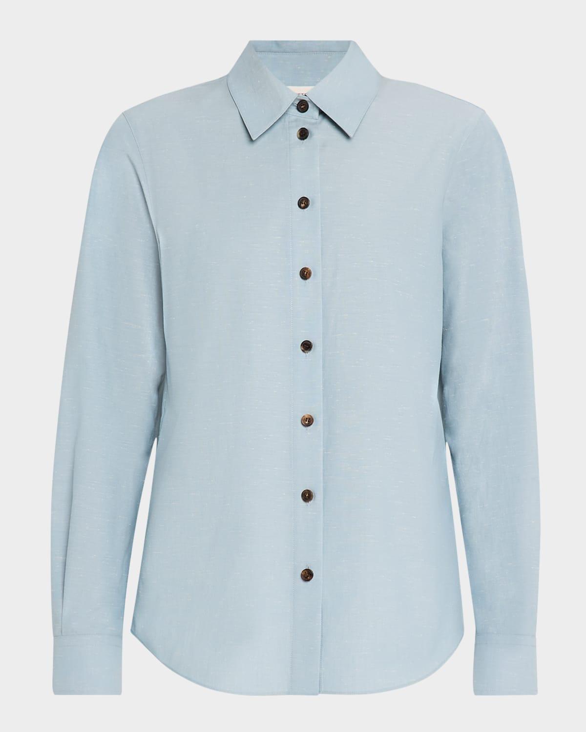 button-down cotton shirt