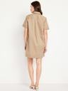button-down mini shirt dress