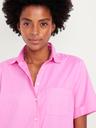 button-down mini shirt dress