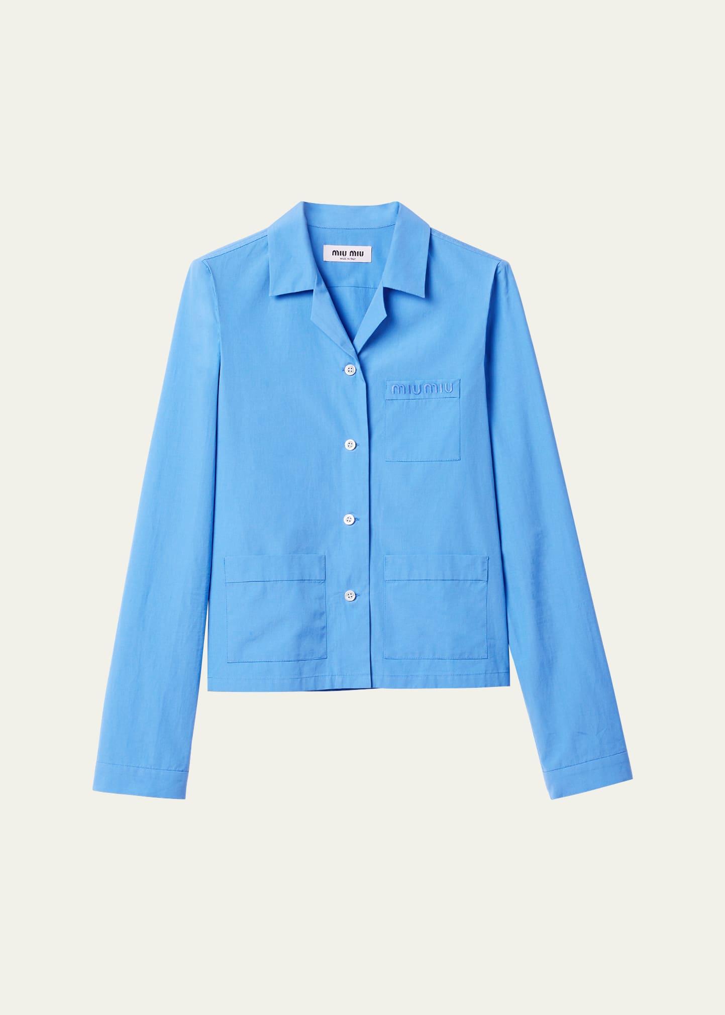 button down poplin shirt