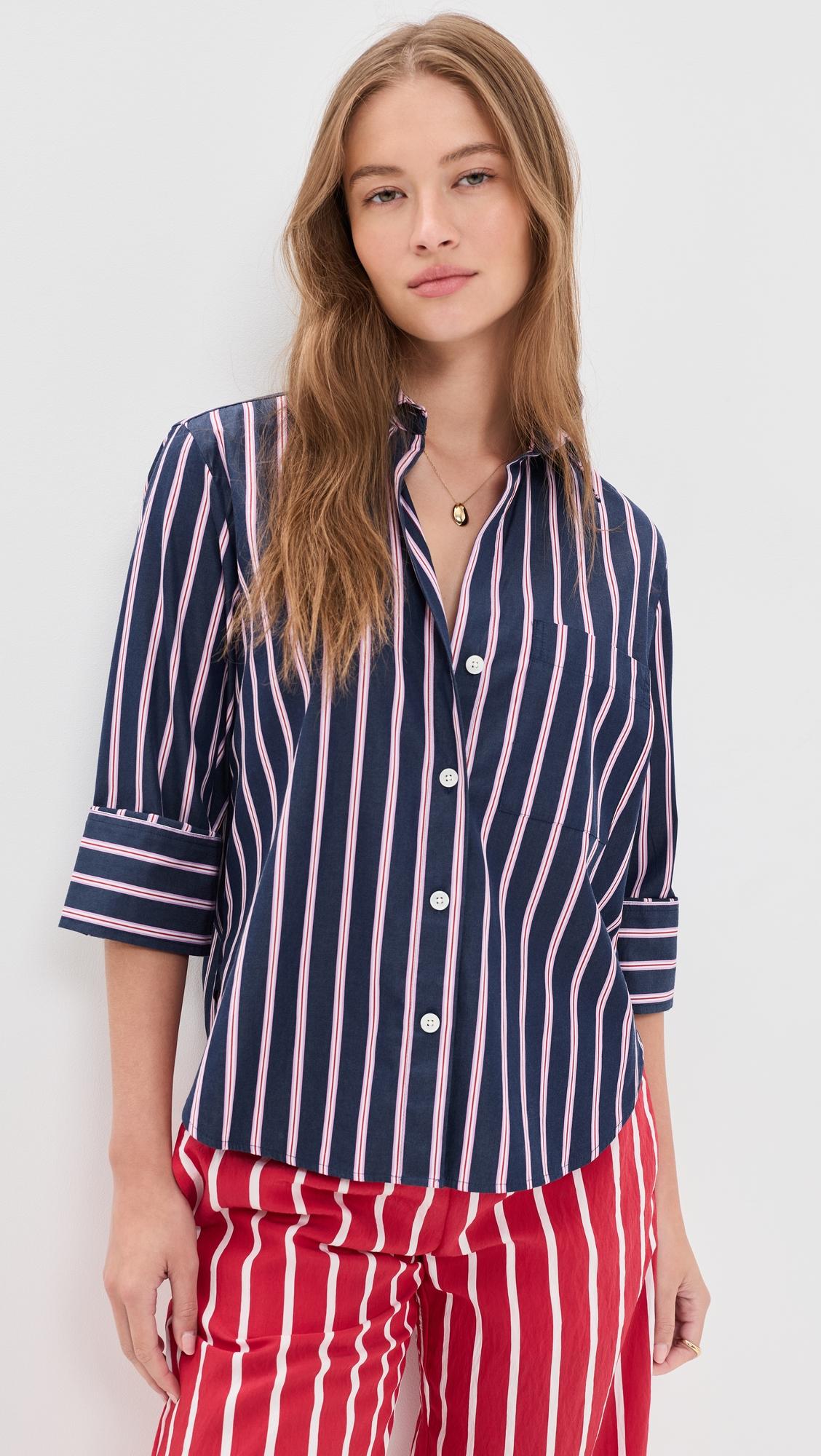 button down poplin shirt