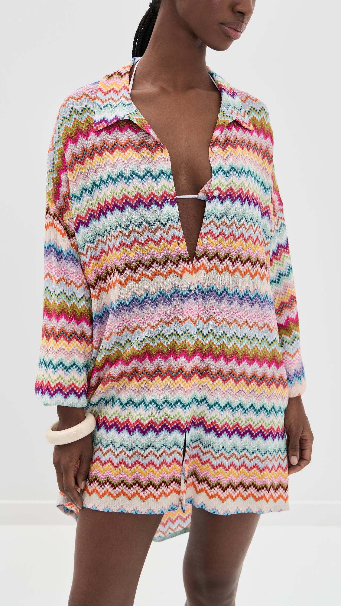 button down shirt dress