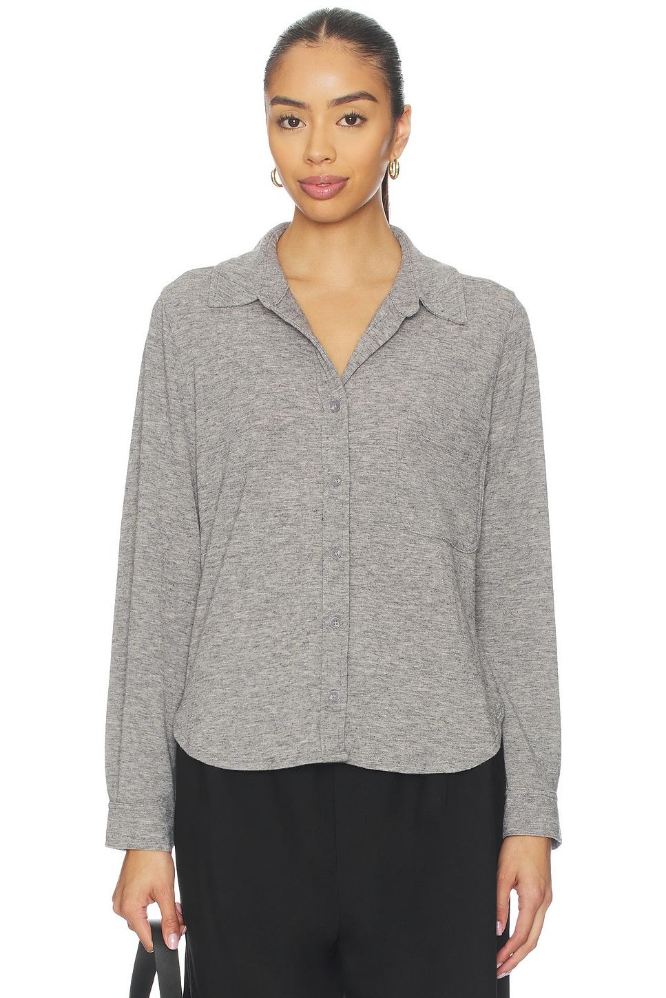 button front collar tee