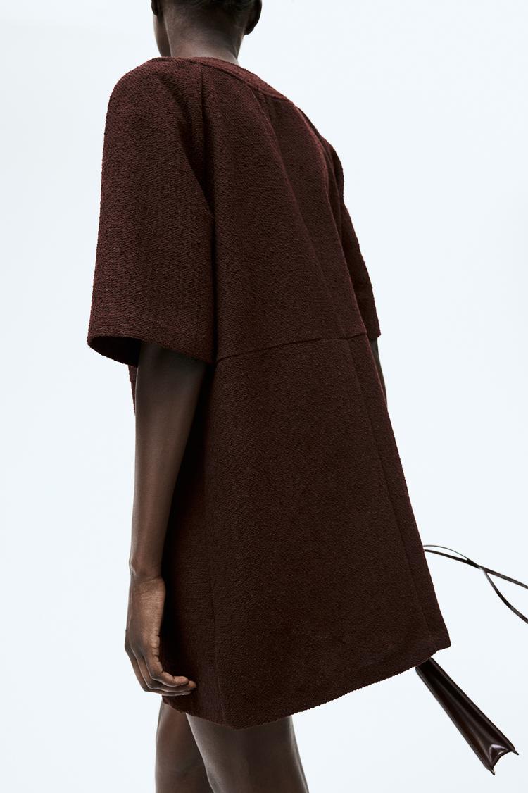 button-front dress
