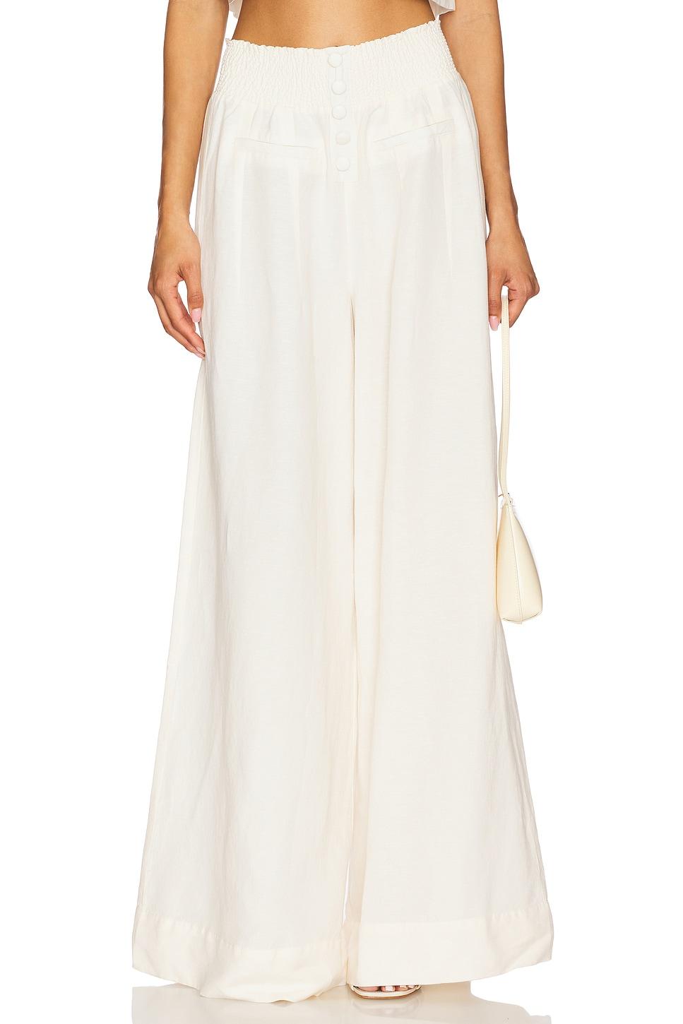 button front palazzo pant