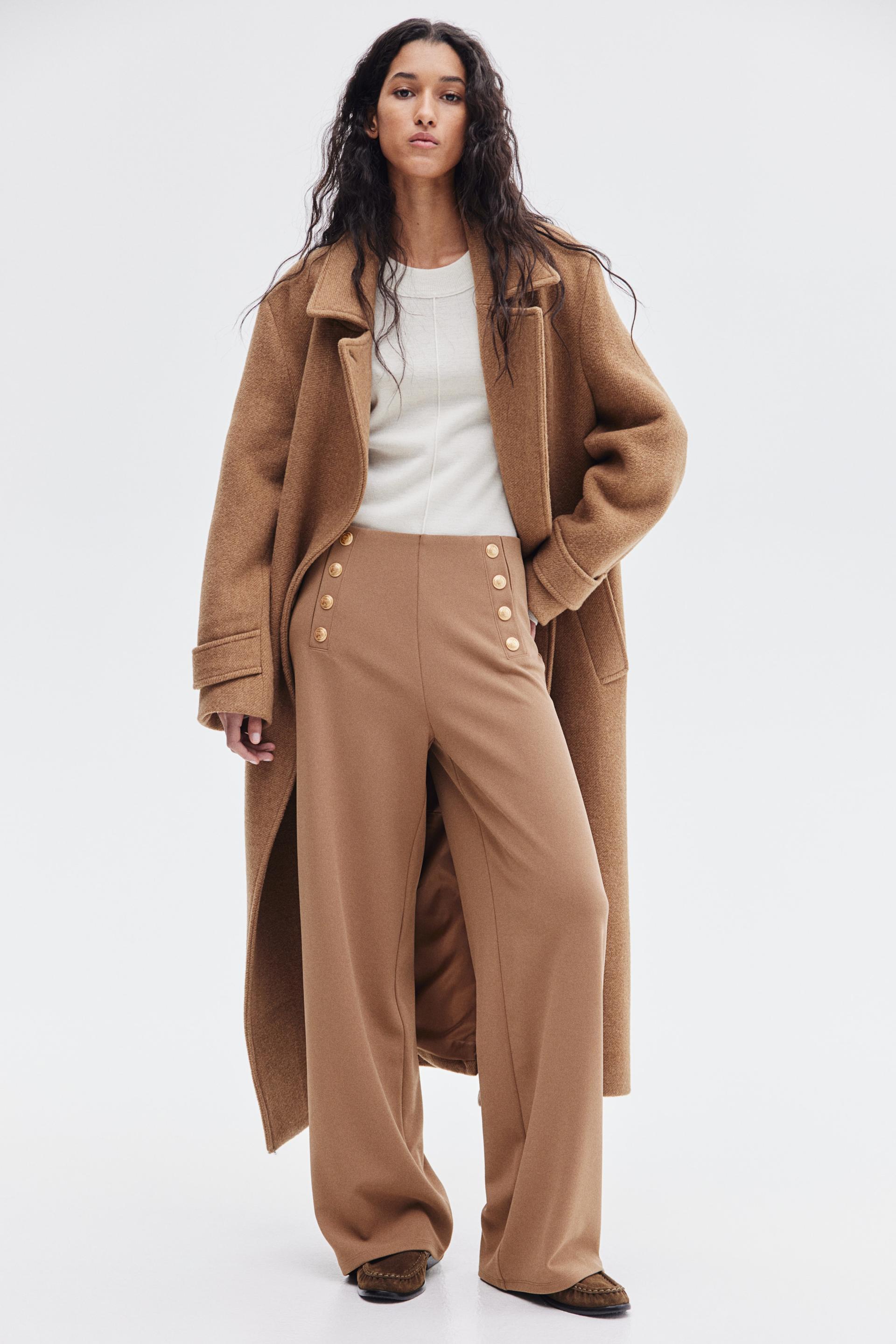 button-front pants