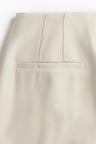 button-front twill pants