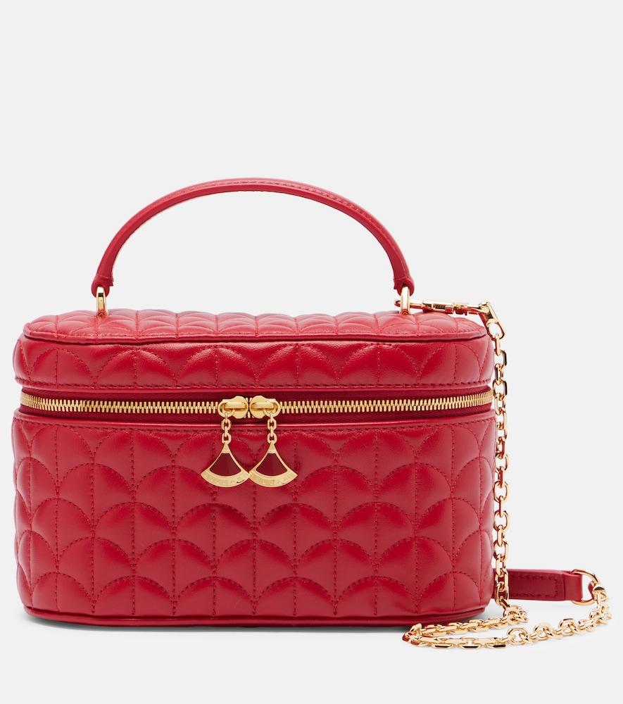 bvlgari divas' dream small leather vanity bag