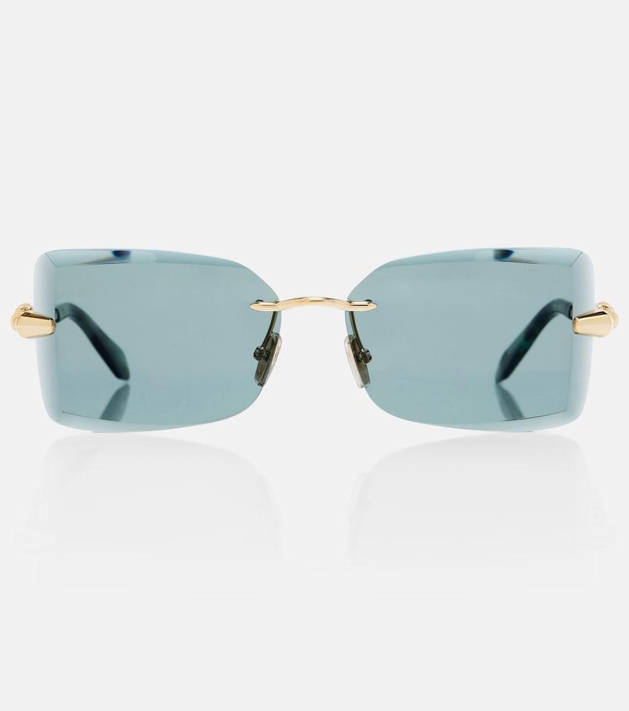 bvlgari serpenti viper rectangular sunglasses