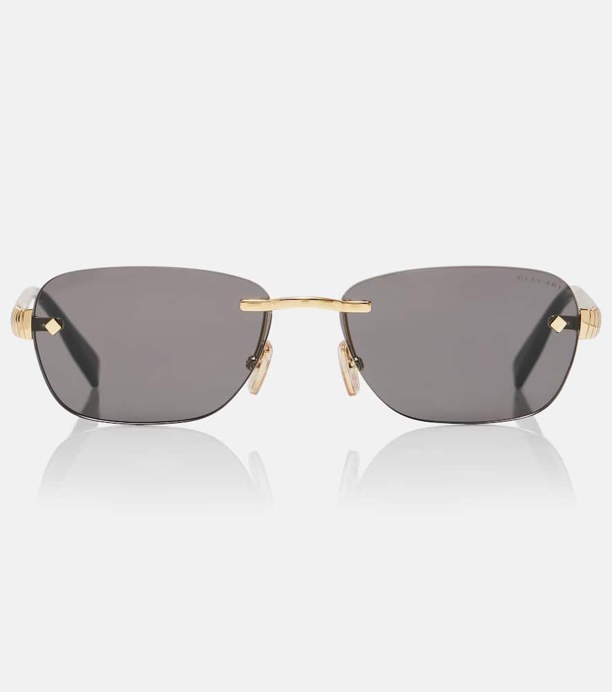 bvlgari tubogas rectangular sunglasses