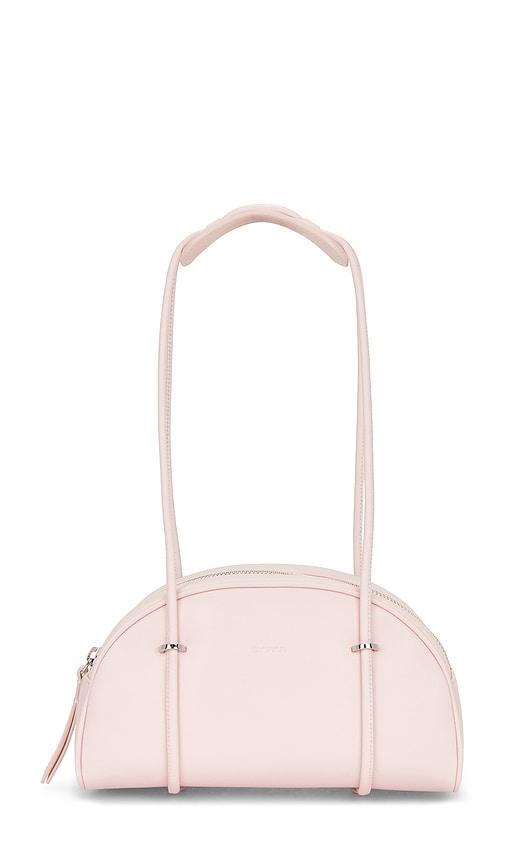 by far kimberly bowler bag in pink.