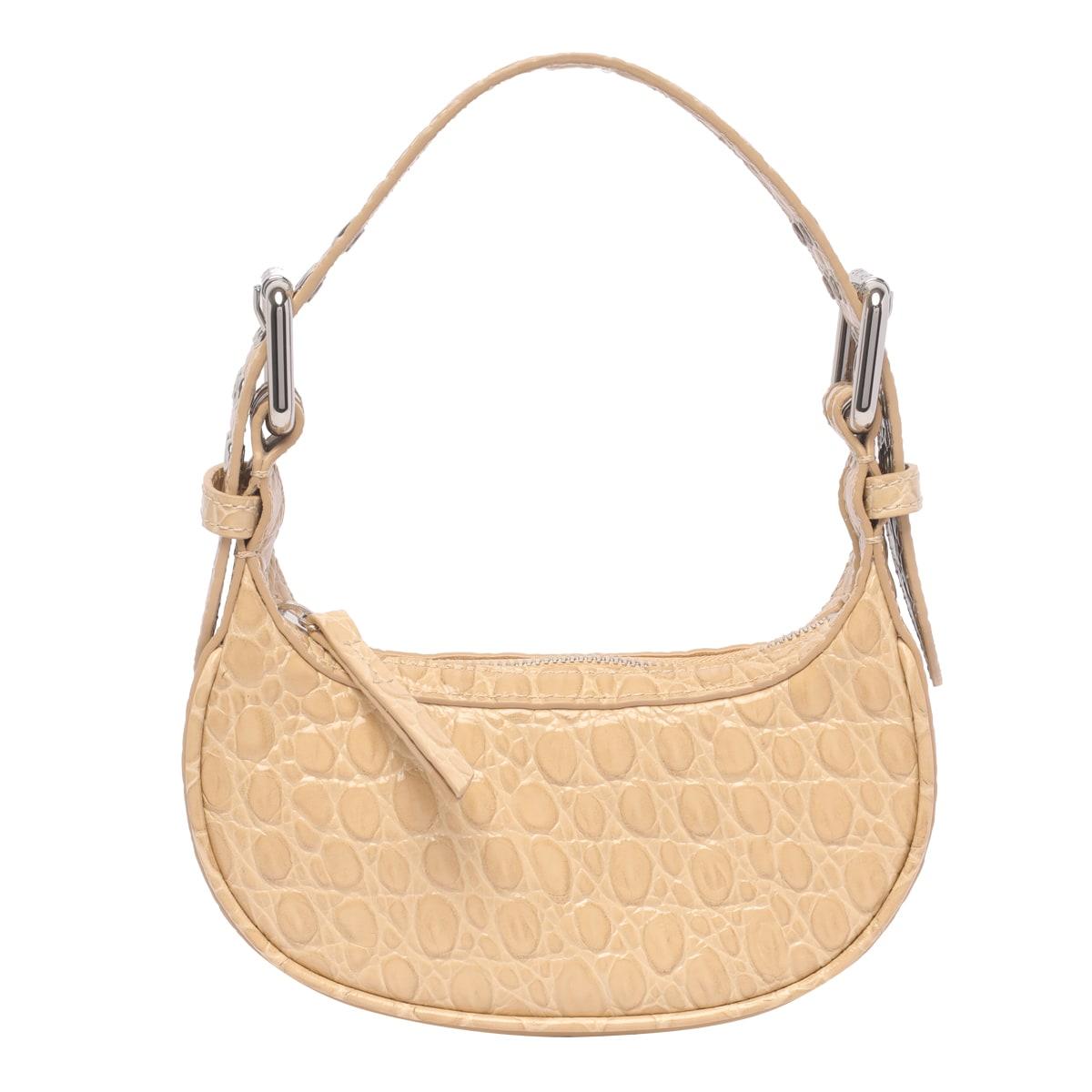 by far mini soho croco shoulder bag