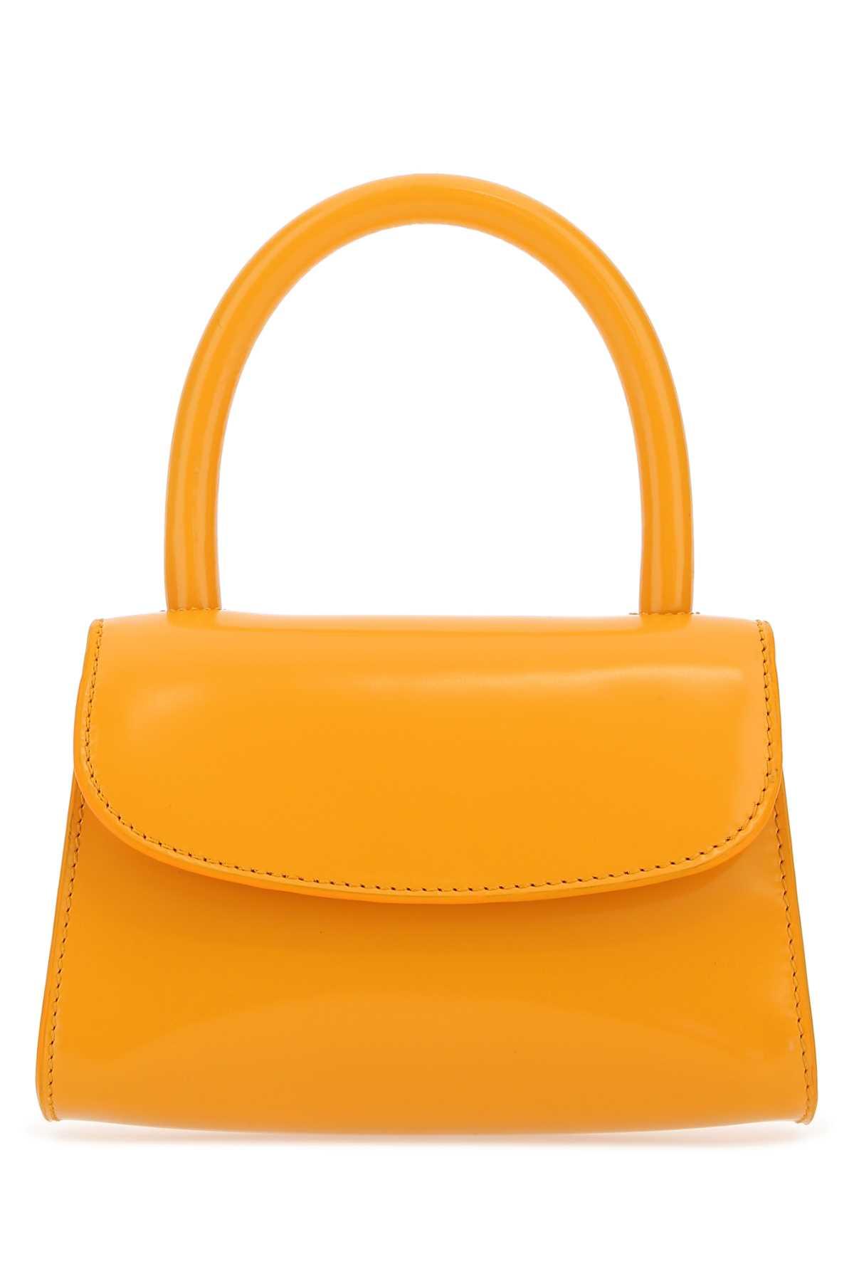 by far orange leather mini handbag