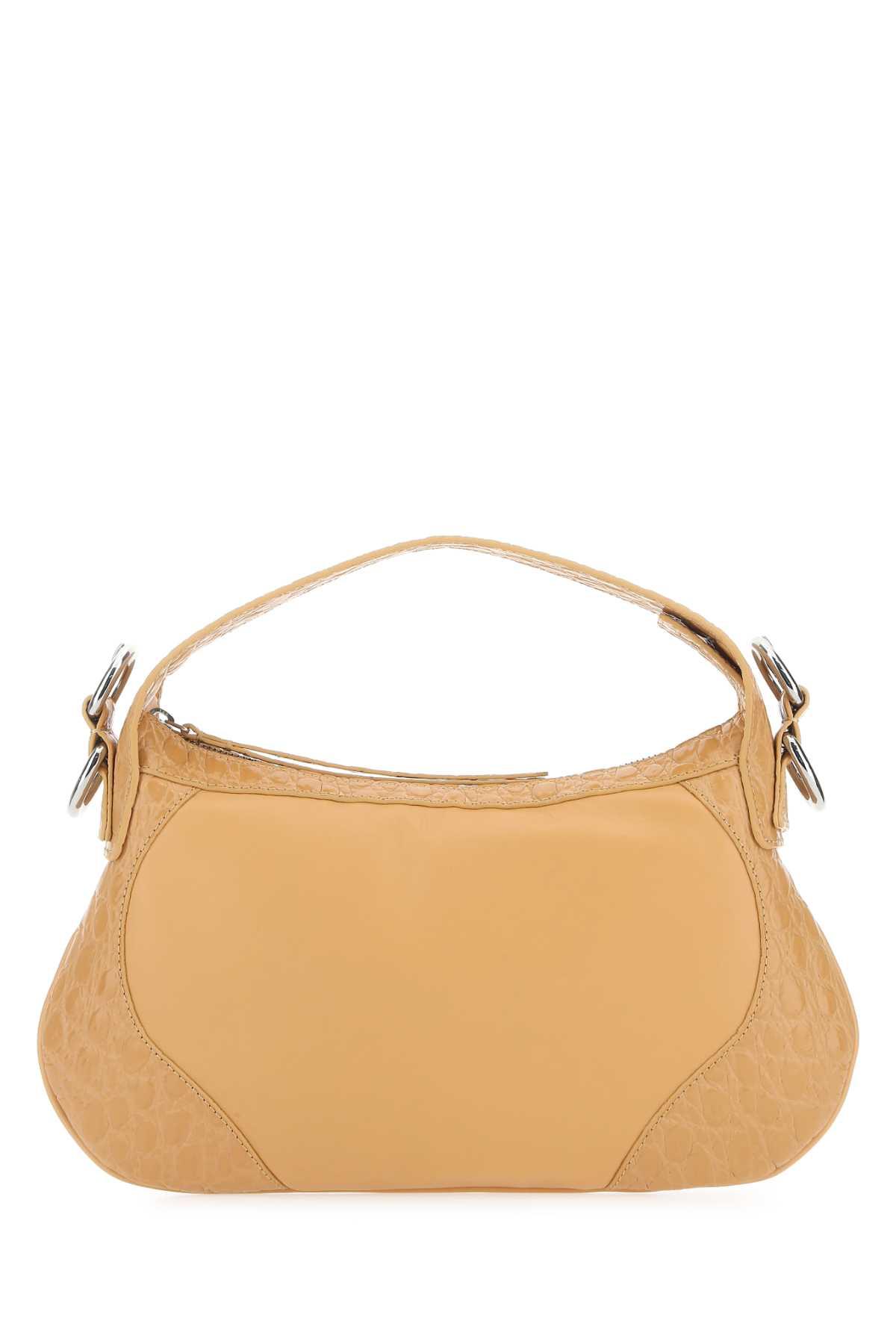 by far sand leather yana handbag