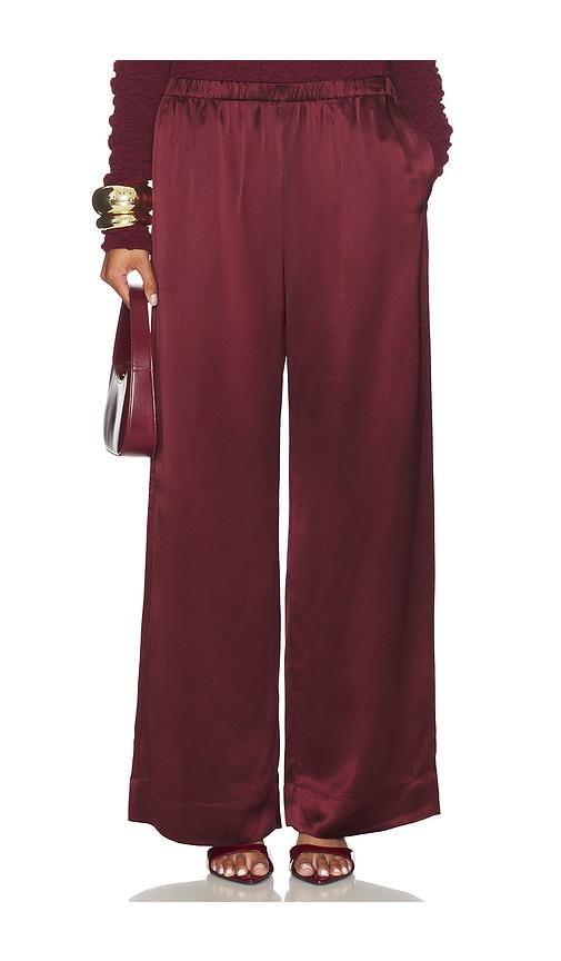 by malene birger cabello pant in red.
