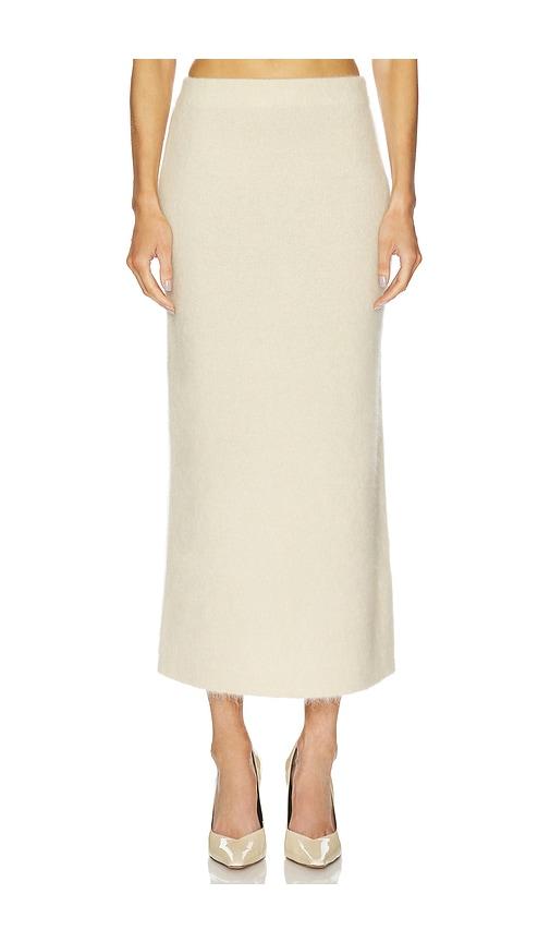 by malene birger estille skirt in cream.