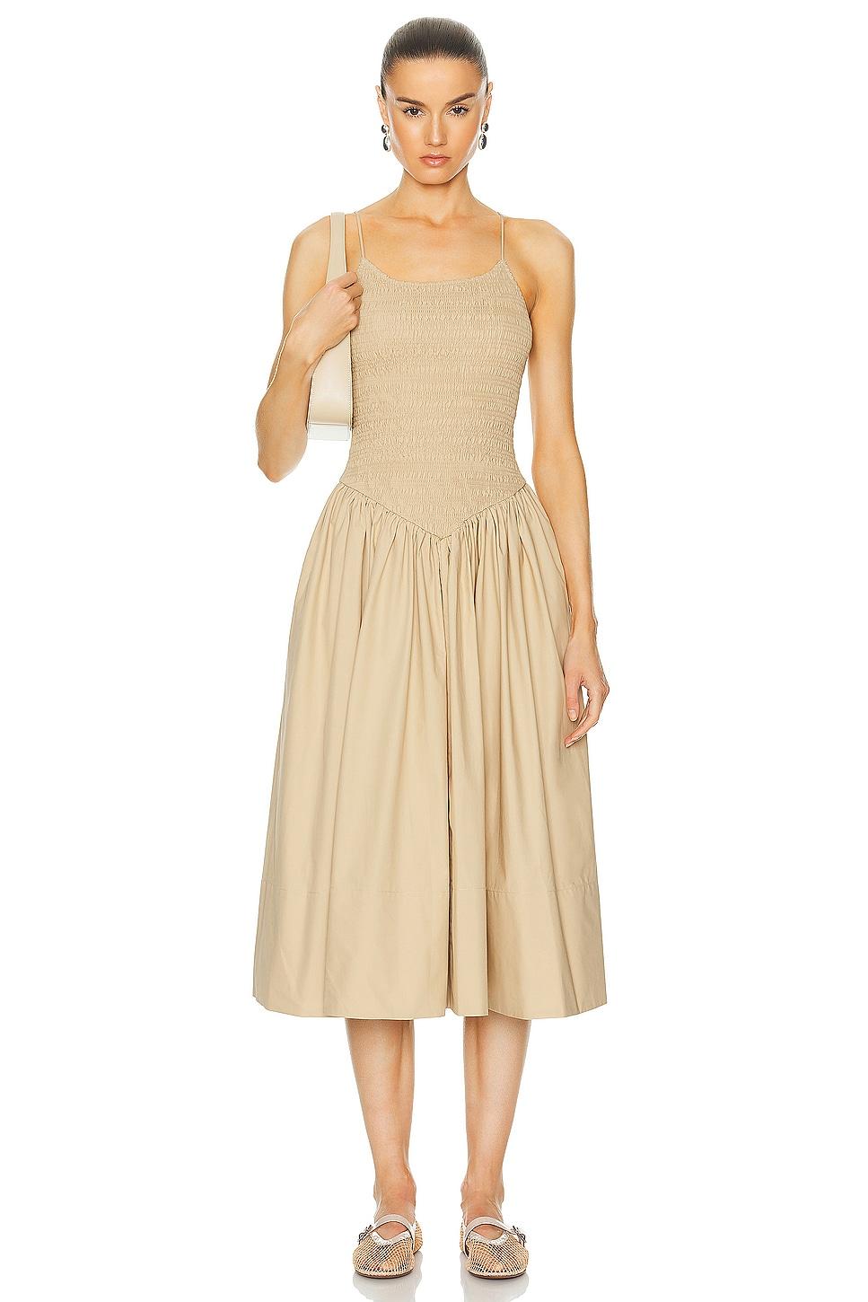 by marianna armanda poplin midi dress