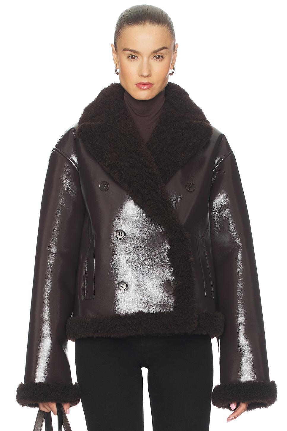 by marianna nalani reversible faux leather jacket