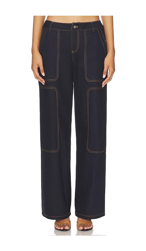 by.dyln cooper 2.0 pant in navy.