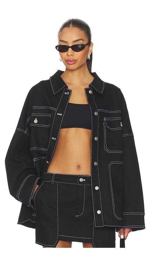 by.dyln cooper jacket in black.