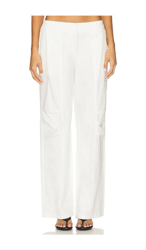 by.dyln leesa pant in white.