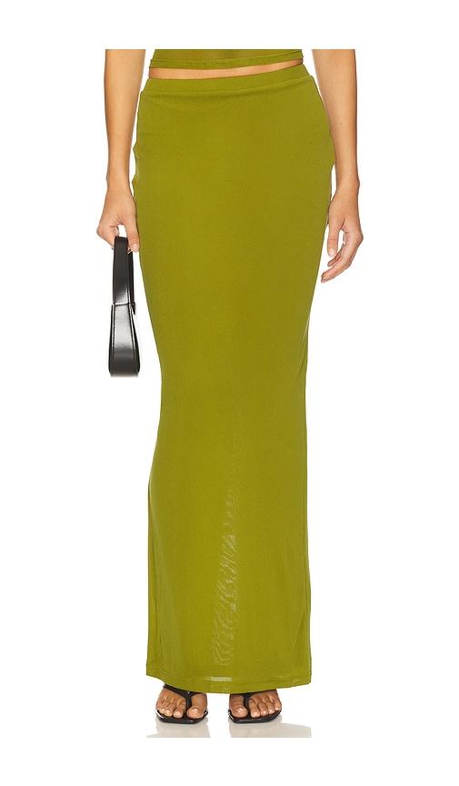 by.dyln maddox skirt in green.