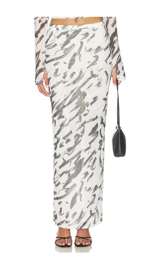 by.dyln maddox skirt in white.