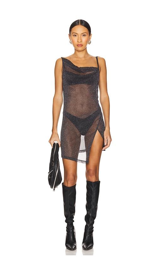 by.dyln mariah mini dress in black.